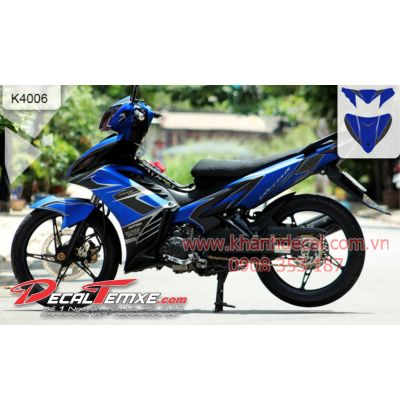 Tem Exciter 2012 Denso xanh đen