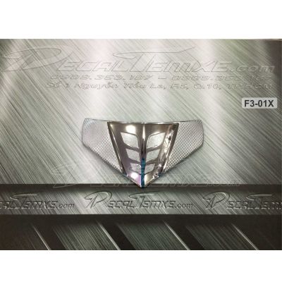 Ốp đầu đèn Future Fi 125 mạ Chrome