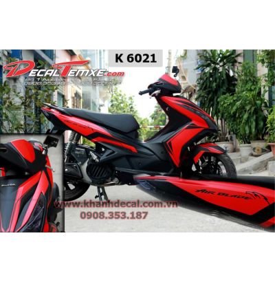 Tem Airblade 2013 Đỏ Đen