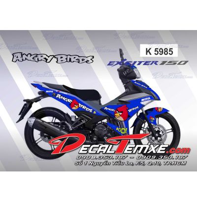Tem Exciter 150 Angry Birds