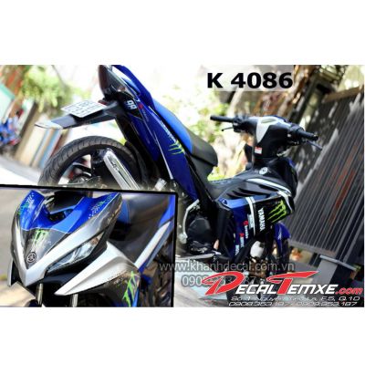 Tem Exciter 2012 Monster đen xanh