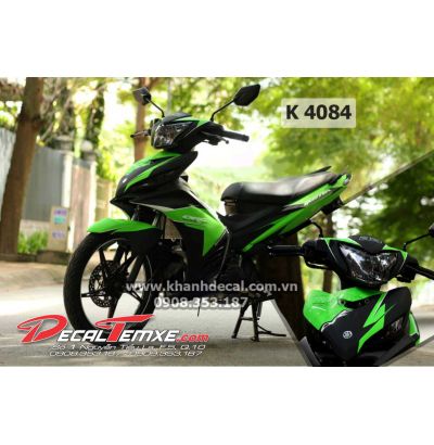 Tem Exciter 2012 phối đen xanh lá ORC
