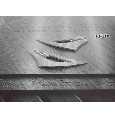 Ốp gác chân sau Future Fi 125 mạ chrome