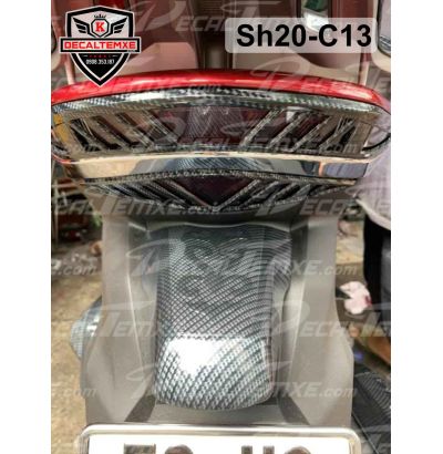 Ốp cóc đèn sh2020 sơn Carbon