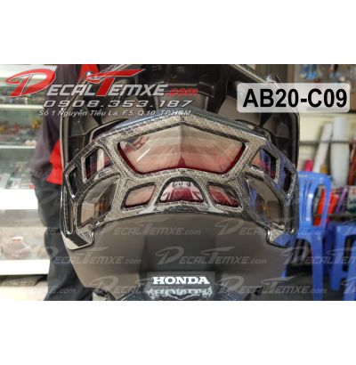 Ốp đèn lái Airblade 2020 sơn Carbon