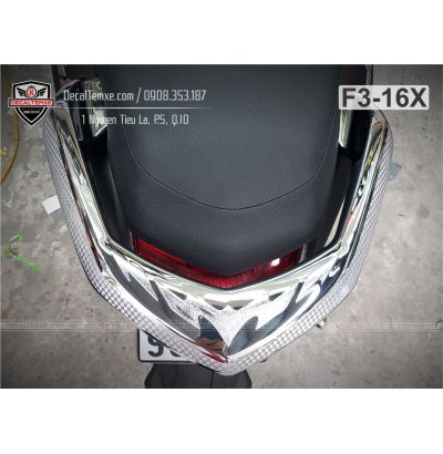 Ốp cản sau Future 2022 mạ chrome