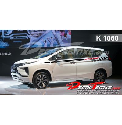 Tem Xpander chỉ đỏ đen caro