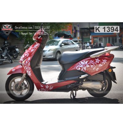 Tem SCR bông hoa trắng
