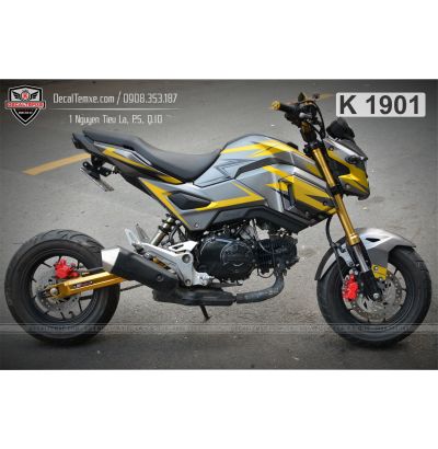 Tem MSX nhôm xước