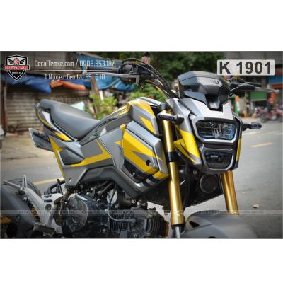 Tem MSX nhôm xước