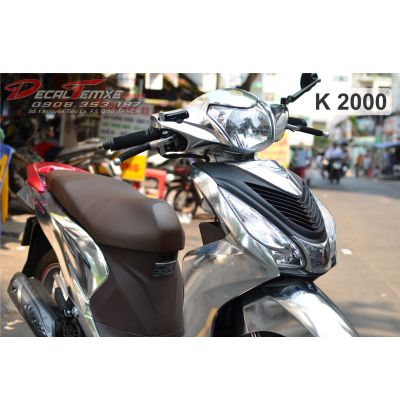 Vision 2018 wrap crom bạc inox