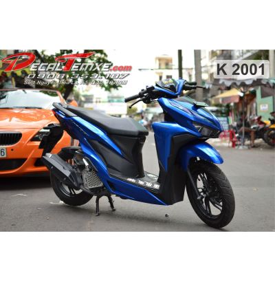 Vario 2018 wrap xanh dương candy