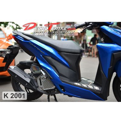Vario 2018 wrap xanh dương candy
