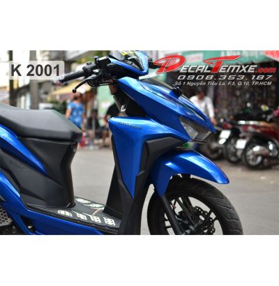 Vario 2018 wrap xanh dương candy