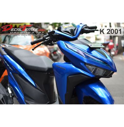 Vario 2018 wrap xanh dương candy