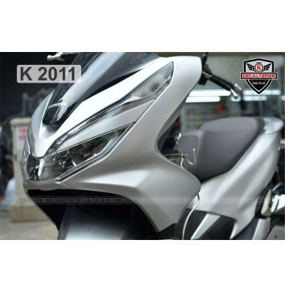 Pcx 2018 wrap bạc nhôm xước