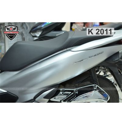 Pcx 2018 wrap bạc nhôm xước