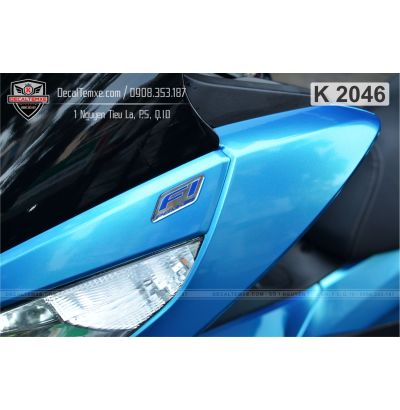 PCX 2014 wrap xanh dương metallic