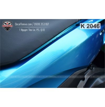 PCX 2014 wrap xanh dương metallic