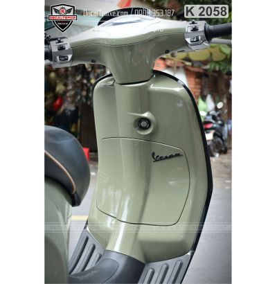 Vespa Sprint wrap xanh khaki
