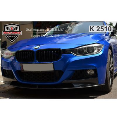 BMW 320i wrap xanh dương candy
