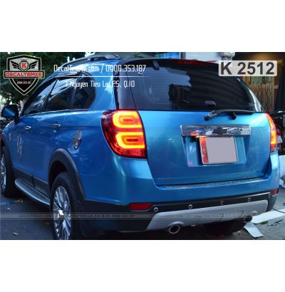 Chevrolet Captiva wrap xanh da trời
