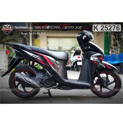 Tem Vision 2014 đỏ trắng xám