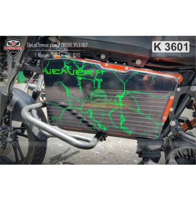 Tem Dat Bike xanh lá đen