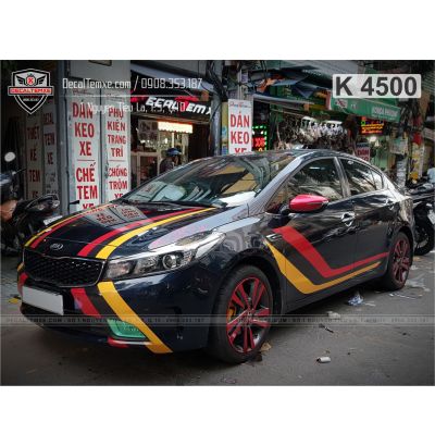 Tem Cerato sọc 3 màu cờ Đức