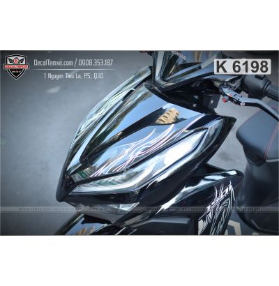 Tem Vario lửa trắng đen
