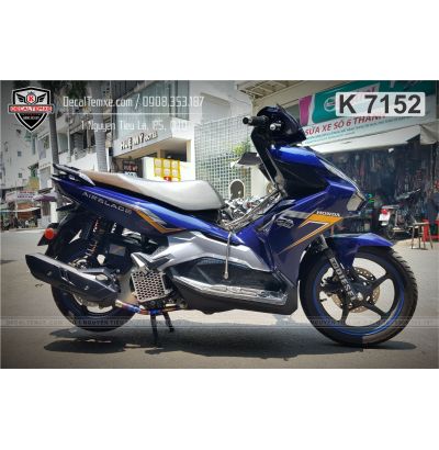 Tem Airblade 2020 crôm bạc cam