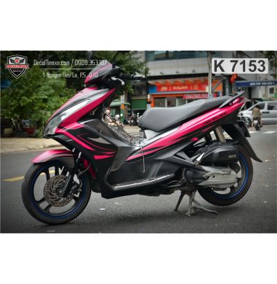 Tem Airblade 2014 đen hồng
