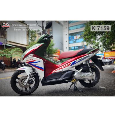 Tem Airblade 2011 phối xanh đỏ
