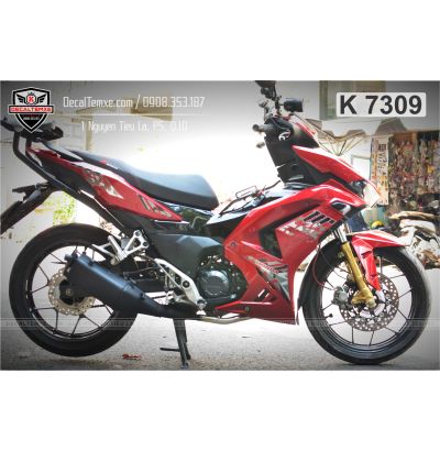 Tem Winner X V3 trắng bạc đen