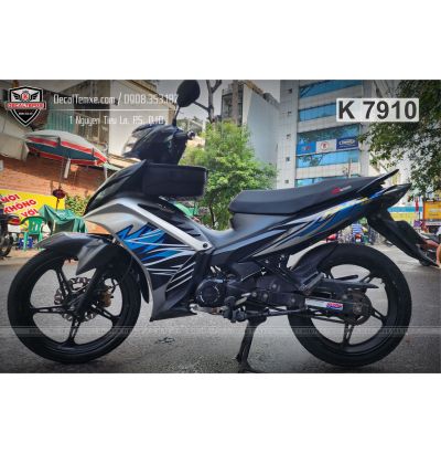 Tem Exciter 2012 xanh bạc đen