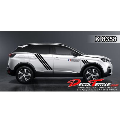 Tem Peugeot 5008 sọc Adidas