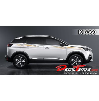 Tem Peugeot 3008 ấn tượng