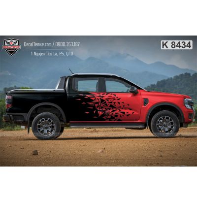 Tem Ranger 2024 đỏ đen 