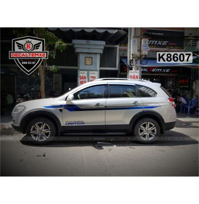Tem Captiva Xanh Đen 
