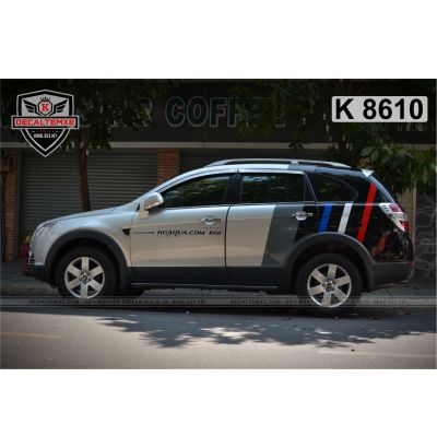 Tem Captiva phối màu 