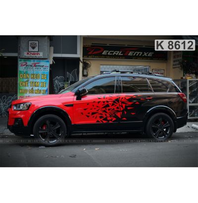 Tem Captiva Đỏ Đen