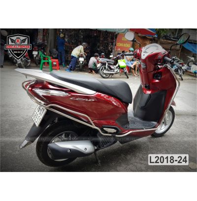 Bộ khung inox bảo vệ xe Lead 2018
