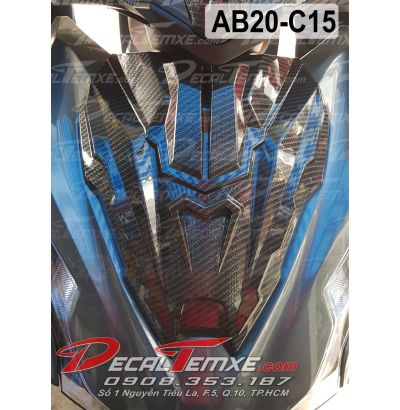 Ốp mặt nạ Airblade 2020 sơn Carbon