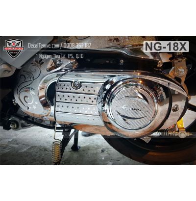 Ốp lốc máy Nozza Grande 2022 mạ chrome