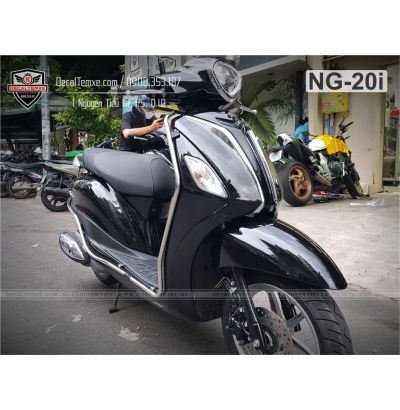 Khung inox bảo vệ xe Nozza Grande