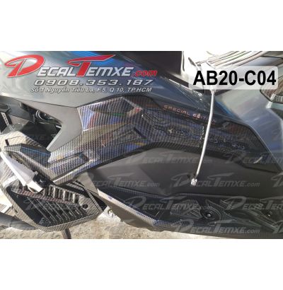 Ốp hông Airblade 2020 sơn Carbon