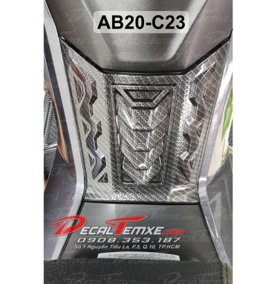 Ốp nắp xăng Airblade 2020 sơn Carbon