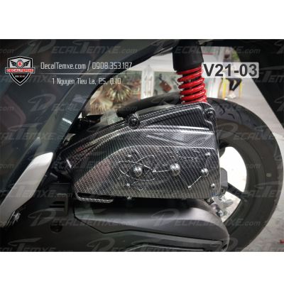 Ốp pô e Vision 2021 sơn Carbon