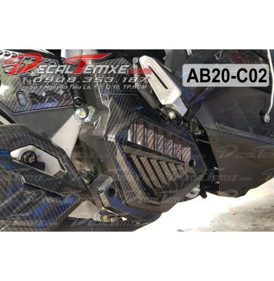 Ốp quạt gió Airblade 2020 sơn Carbon