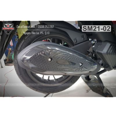 Ốp che pô ShMode 2021 sơn Carbon